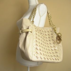 COACH PEYTON WOVEN LIMITED EDITION PURSE LEATHER